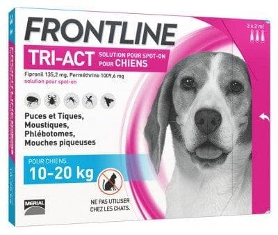 Frontline - TRI-ACT Dogs 10-20kg 3 Pipettes