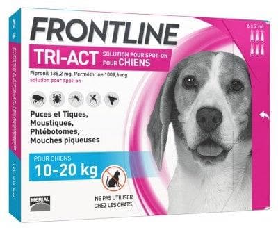 Frontline - TRI-ACT Dogs 10-20kg 6 Pipettes