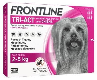 Frontline - TRI-ACT Dogs 2-5kg 6 Pipettes