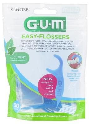 GUM - Easy Flossers Dental Floss Holder 30 Units