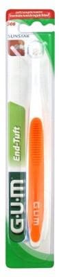 GUM - End Tuft Toothbrush 308 - Colour: Orange