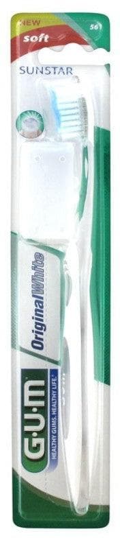 GUM Original White Toothbrush Soft 561 Colour: White