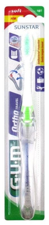 GUM Orthodontic Travel Toothbrush 125 Colour: Green
