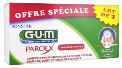 GUM - Paroex Toothpaste Gel 2 x 75ml