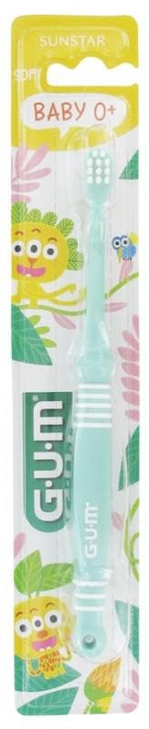 GUM Soft Baby Toothbrush 0 Month and + 213 Colour: Mint