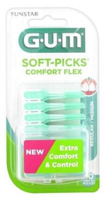 GUM - Soft-Picks Comfort Flex 40 Units - Size: Medium