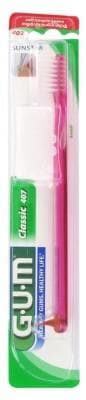 GUM - Toothbrush Classic 407 - Colour: Pink