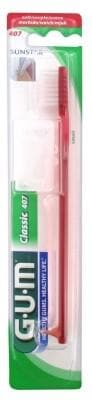 GUM - Toothbrush Classic 407 - Colour: Red