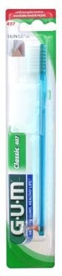 GUM - Toothbrush Classic 407 - Colour: Turquoise