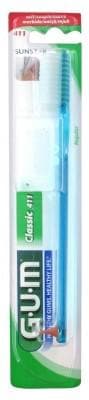 GUM - Toothbrush Classic 411 - Colour: Blue 1