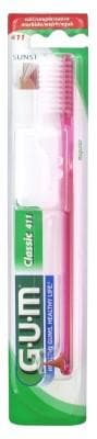 GUM - Toothbrush Classic 411 - Colour: Pink