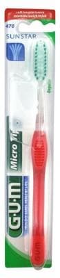 GUM - Toothbrush Micro Tip 470 - Colour: Red
