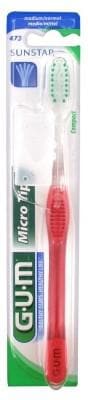 GUM - Toothbrush Micro Tip 473 - Colour: Red