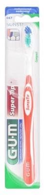 GUM - Toothbrush SuperTip Medium 463 - Colour: Orange
