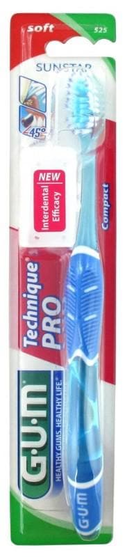 GUM Toothbrush Technique Pro Soft 525 Colour: Blue