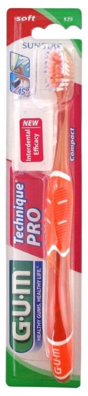 GUM Toothbrush Technique Pro Soft 525 Colour: Orange