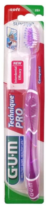 GUM Toothbrush Technique Pro Soft 525 Colour: Purple