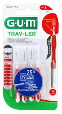 GUM - Trav-ler 4 Interdental Brushes
