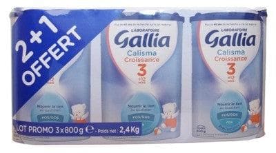 Gallia - Calisma Growth 3rd Age + 12 Months 3 x 800g