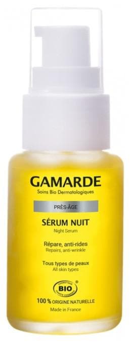 Gamarde Organic Près-Âge Night Serum 30ml