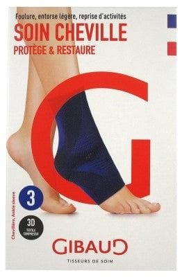 Gibaud - Ankle Care Blue Ankle Brace - Size: Size 3