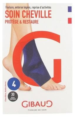 Gibaud - Ankle Care Blue Ankle Brace - Size: Size 4