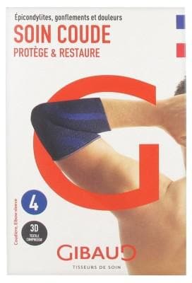 Gibaud - Soin Coude Blue Elbow Pad - Size: Size 4