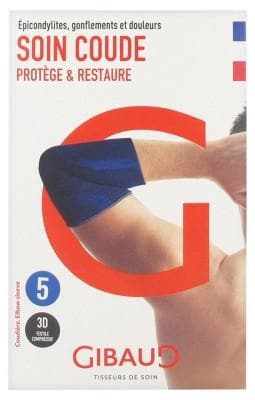 Gibaud - Soin Coude Blue Elbow Pad - Size: Size 5