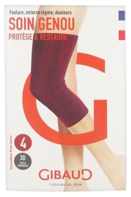 Gibaud - Soin Genou Red Knee Pad - Size: Size 4