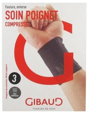 Gibaud - Soin Poignet Wrist Support Black - Size: Size 3