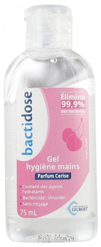 Gilbert Bactidose Hands Hygiene Gel 75ml Fragrance: Cherry