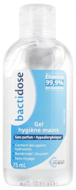 Gilbert Bactidose Hands Hygiene Gel 75ml Fragrance: Neutral