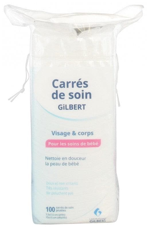 Gilbert Care Squares Face & Body 100 Squares