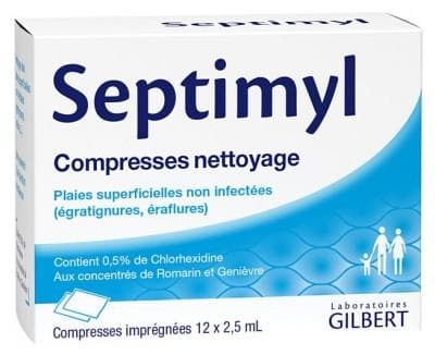 Gilbert - Septimyl Cleansing Compresses 12 Compresses