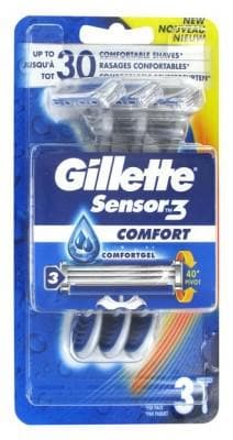 Gillette - Sensor3 Comfort 3 Disposable Razors
