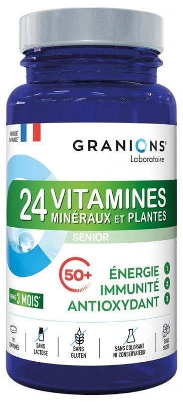 Granions 24 Vitamins Minerals and Plants Senior 90 Tablets