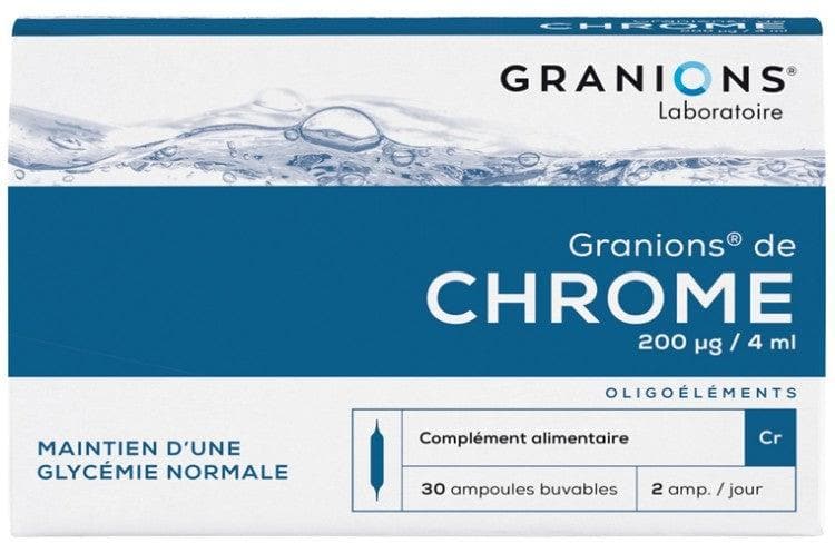Granions Chromium 200µg 30 Phials