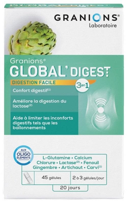 Granions Global'Digest Easy Digestion 45 Capsules