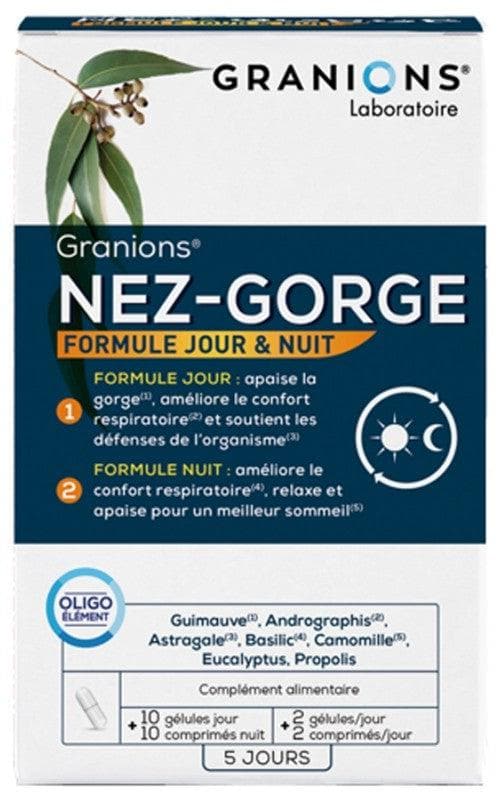 Granions Nose-Throat Day & Night 10 Capsules + 10 Tablets