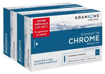 Granions - of Chromium 200mcg 2 x 30 Phials