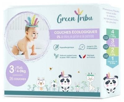 Green Tribu - Ecological Diapers 26 Diapers Size 3 (4-9 kg)