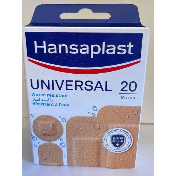 Hansaplast Universal Water-Resistant Bandages Strong Adhesion 20 Strips