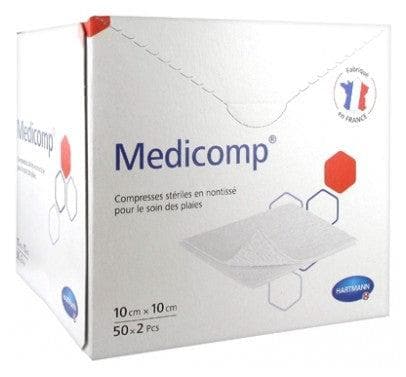 Hartmann Medicomp Sterile Non-Woven Compresses 10 x 10cm 50 x 2 PCS