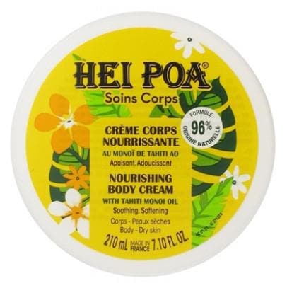 Hei Poa Nourishing Body Cream with Tahiti Monoï Oil 210ml