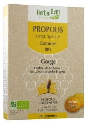 HerbalGem - Organic Propolis Large Spectrum 24 Gums