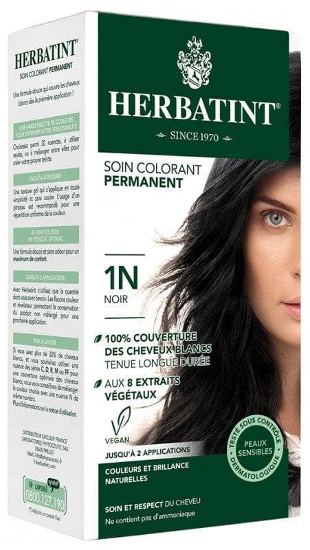 Herbatint Permanent Color Care 150ml Hair Colour: 1N Black