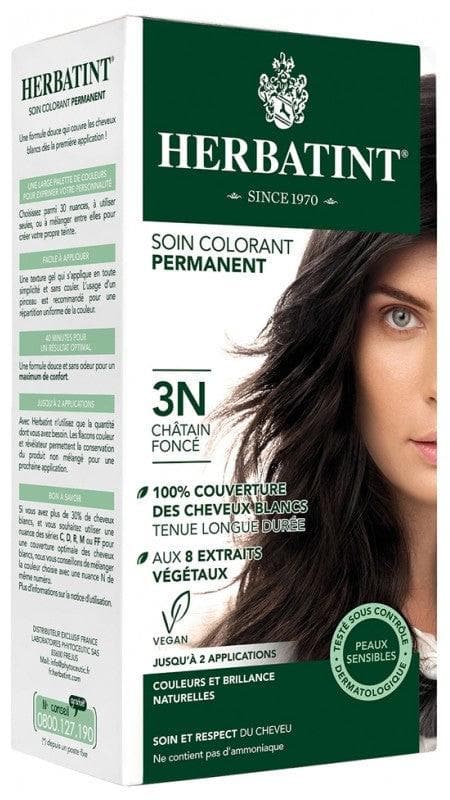 Herbatint Permanent Color Care 150ml Hair Colour: 3N Dark Brown