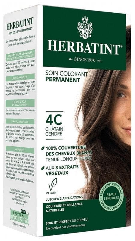 Herbatint Permanent Color Care 150ml Hair Colour: 4C Ash Brown