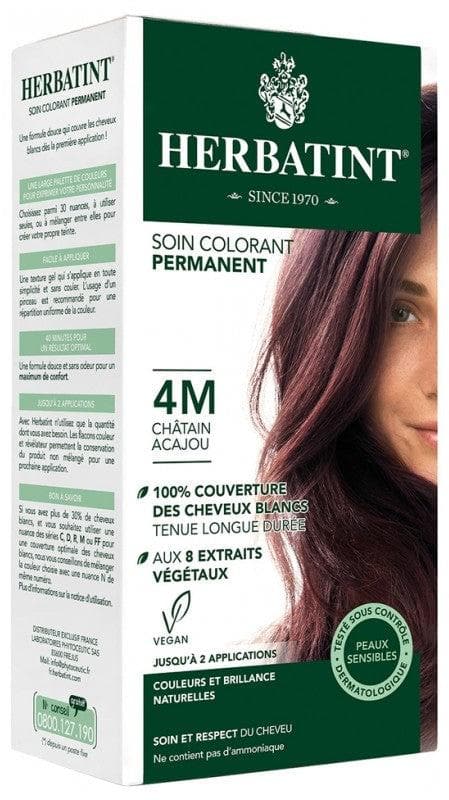Herbatint Permanent Color Care 150ml Hair Colour: 4M Mahogany Chestnut