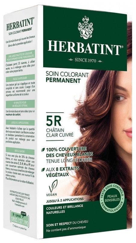Herbatint Permanent Color Care 150ml Hair Colour: 5R Light Brown Copper